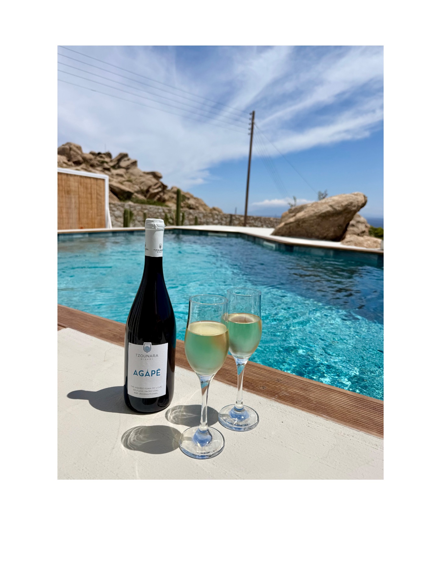Appartamento con due camera da letto, piscina privata e vista mare
